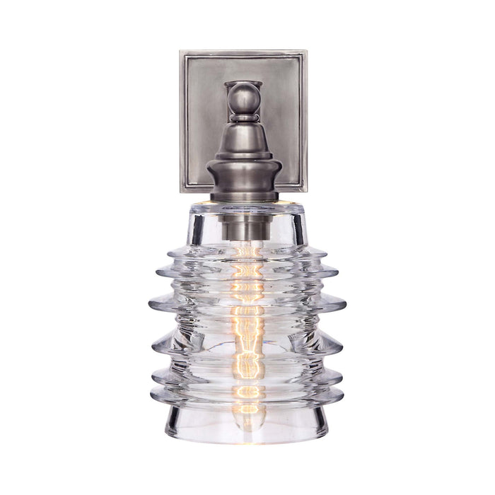 Covington Wall Light in Antique Nickel (Large).