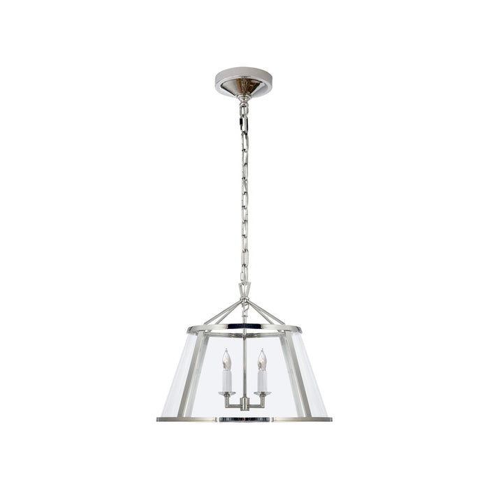 Darlana Drum Pendant Light in Polished Nickel (Small).
