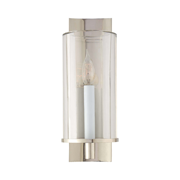 Deauville Wall Light in Polished Nickel.