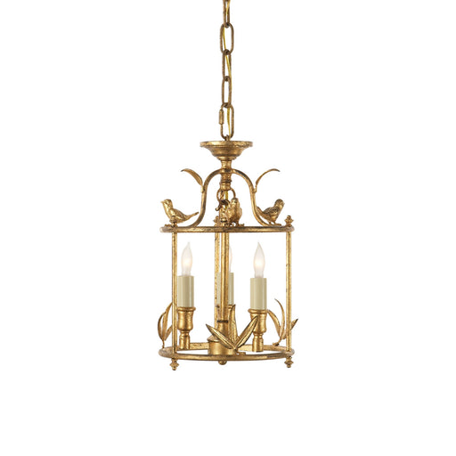 Diego Classical Perching Bird Pendant Light in Detail.