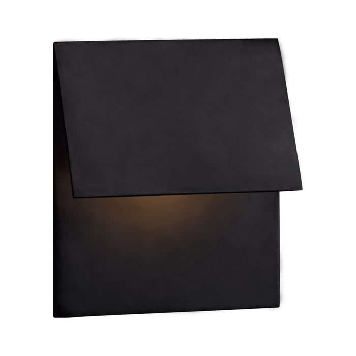 Esker Single Fold LED Wall Light in Bronze.