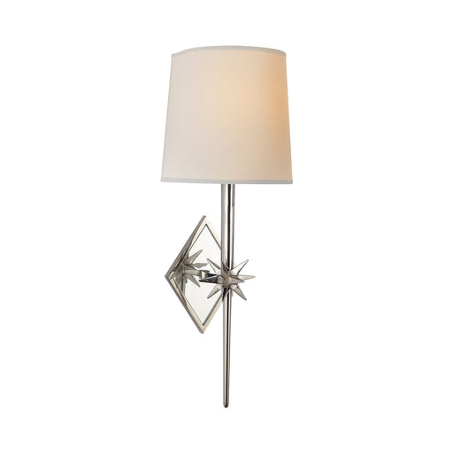 Etoile Wall Light in Polished Nickel.