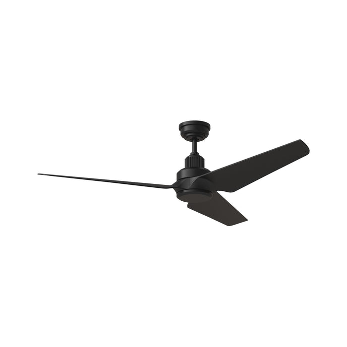 Ruhlmann Smart Ceiling Fan in Midnight Black.