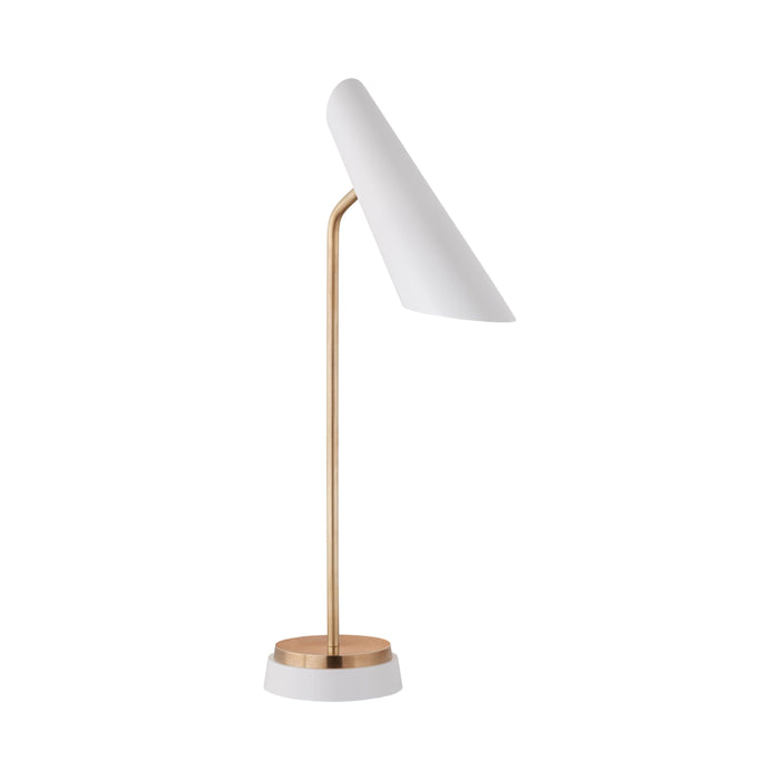 Franca LED Task Lamp in White.