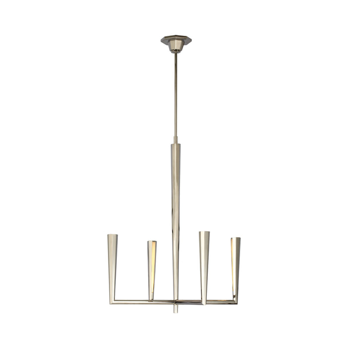 Galahad LED Chandelier in Polished Nickel (Small).