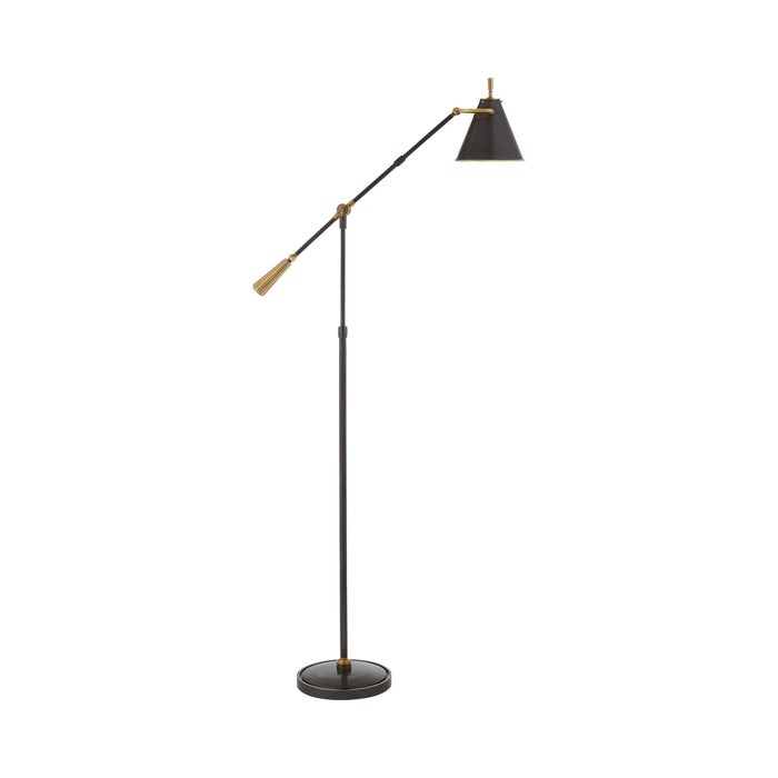 Goodman LED Floor Lamp in Bronze/Brass.