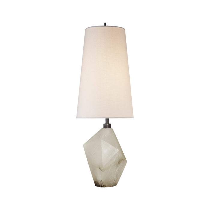 Halcyon Table Lamp in Alabaster/Linen.