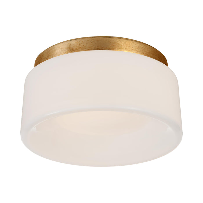 Halo Solitaire LED Flush Mount Ceiling Light in Gild (2.88-Inch).