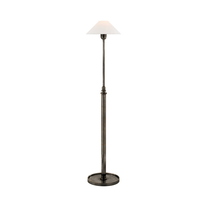 Hargett Floor Lamp in Bronze/Linen.