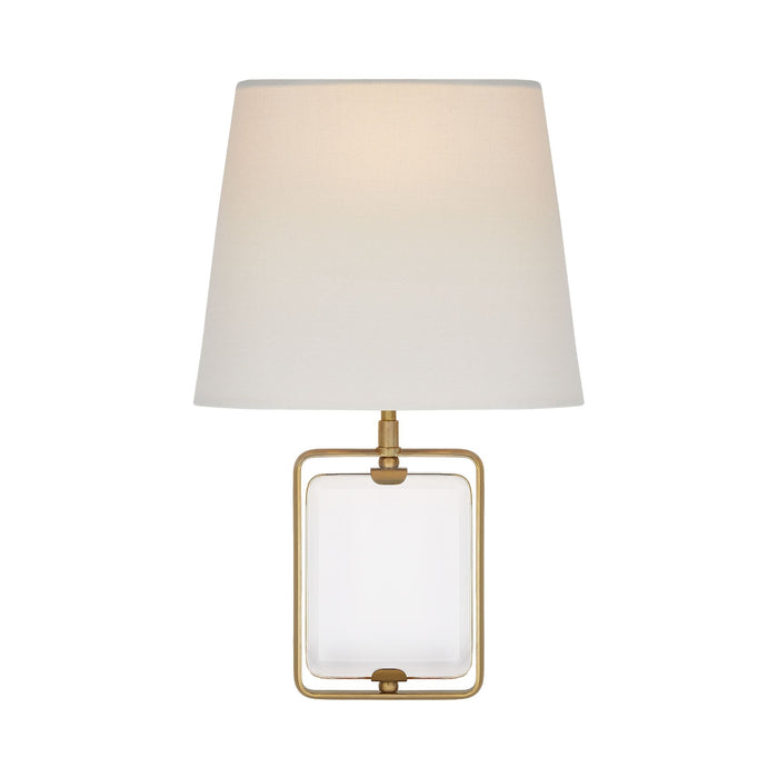 Henri Wall Light in Hand-Rubbed Antique Brass.