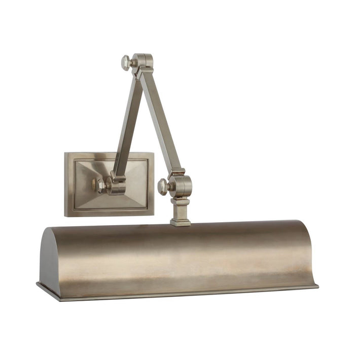 Jane Double LED Library Light in Antique Nickel (Small).