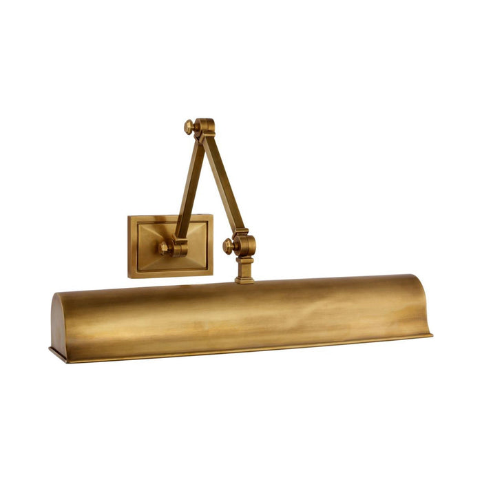 Jane Double LED Library Light in Hand-Rubbed Antique Brass (Medium).