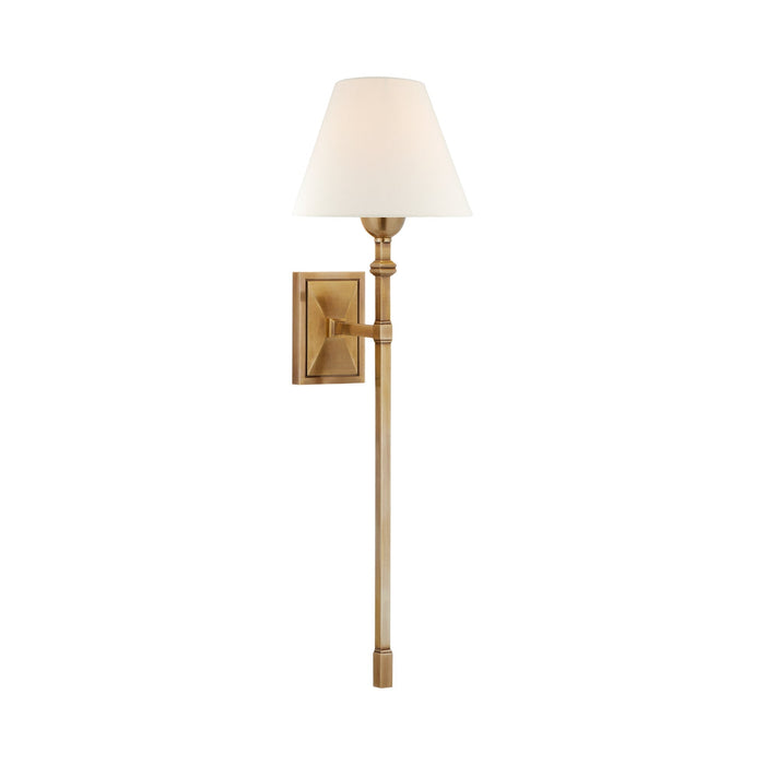 Jane Tail Wall Light in Hand-Rubbed Antique Brass (Small).