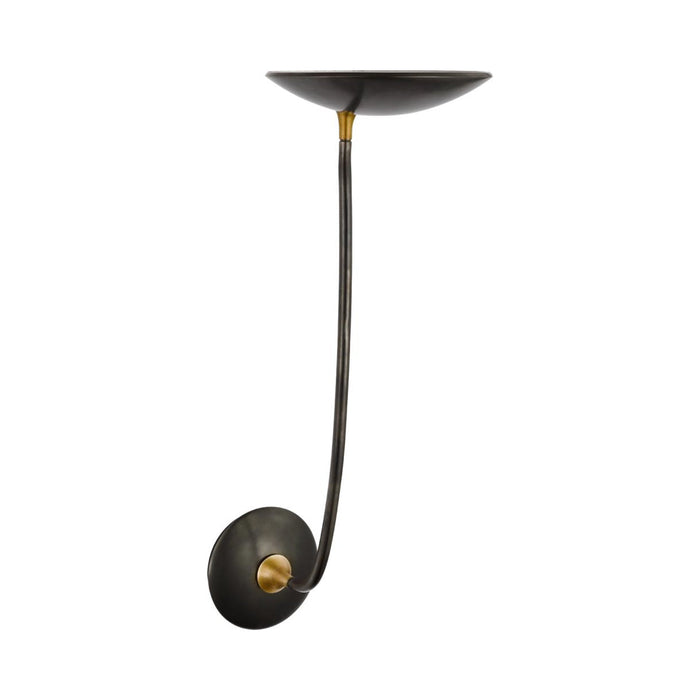 Keira LED Wall Light in Bronze/Hand-Rubbed Antique Brass.