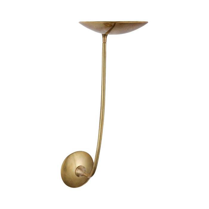 Keira LED Wall Light in Hand-Rubbed Antique Brass.