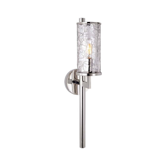 Liaison Wall Light in Polished Nickel/Crackle.