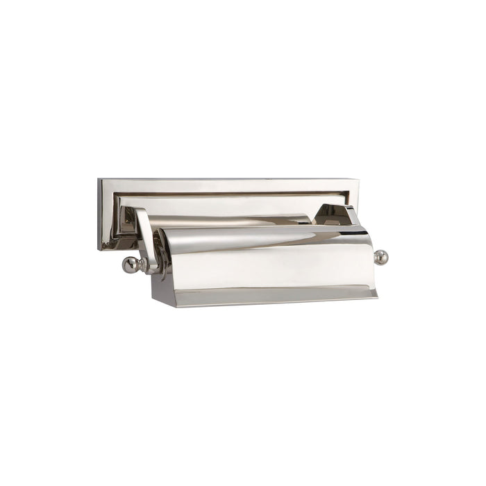Library Picture Light in Polished Nickel (10.75-Inch).