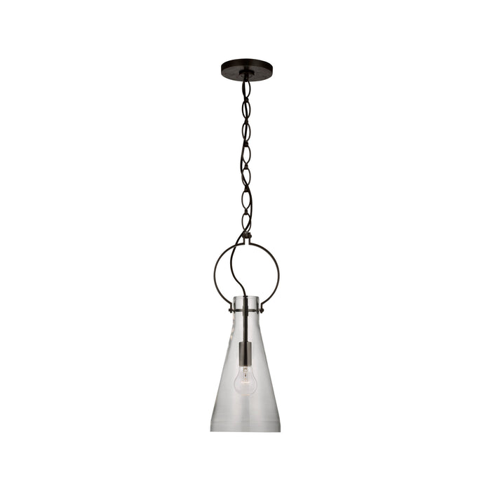 Limoges Pendant Light in Clear Glass (Small).