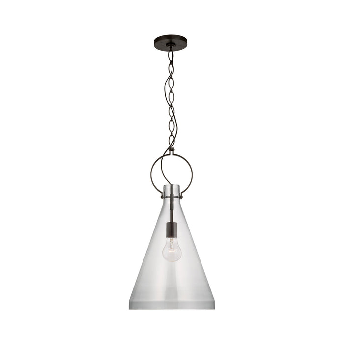 Limoges Pendant Light in Clear Glass (Tall).