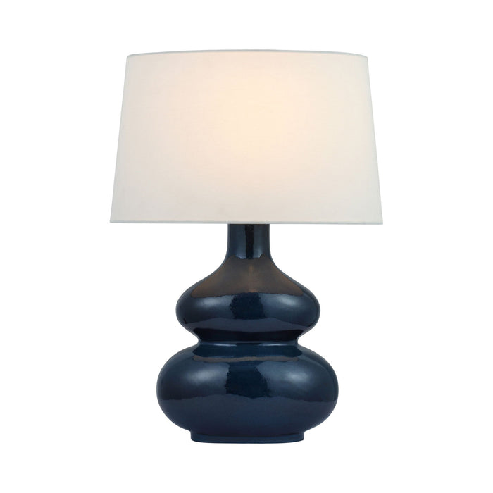 Lismore LED Table Lamp in Mixed Blue Brown.