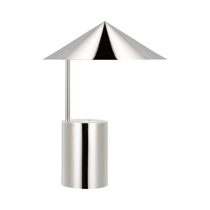 Orsay LED Table Lamp in Polished Nickel.