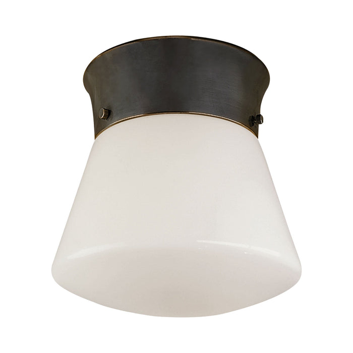 Perry Flush Mount Ceiling Light in Bronze.