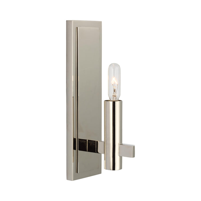 Sonnet LED Wall Light in Polished Nickel/Without Shade.