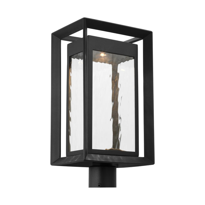 Urbandale Outdoor LED Post Light in Textured Black.