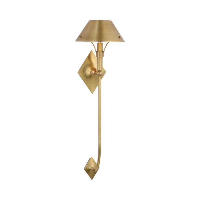 Turlington LED Wall Light in Hand-Rubbed Antique Brass (X-Large).
