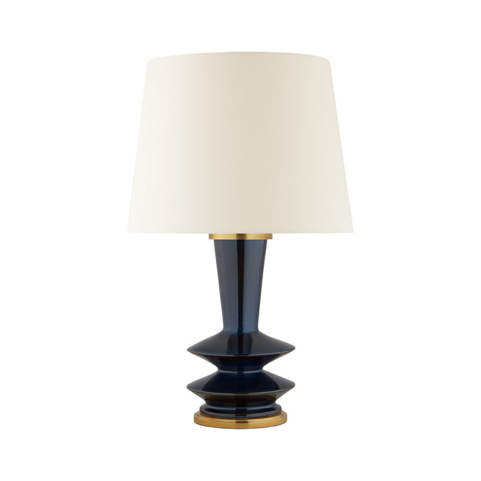 Whittaker Table Lamp in Mixed Blue Brown.