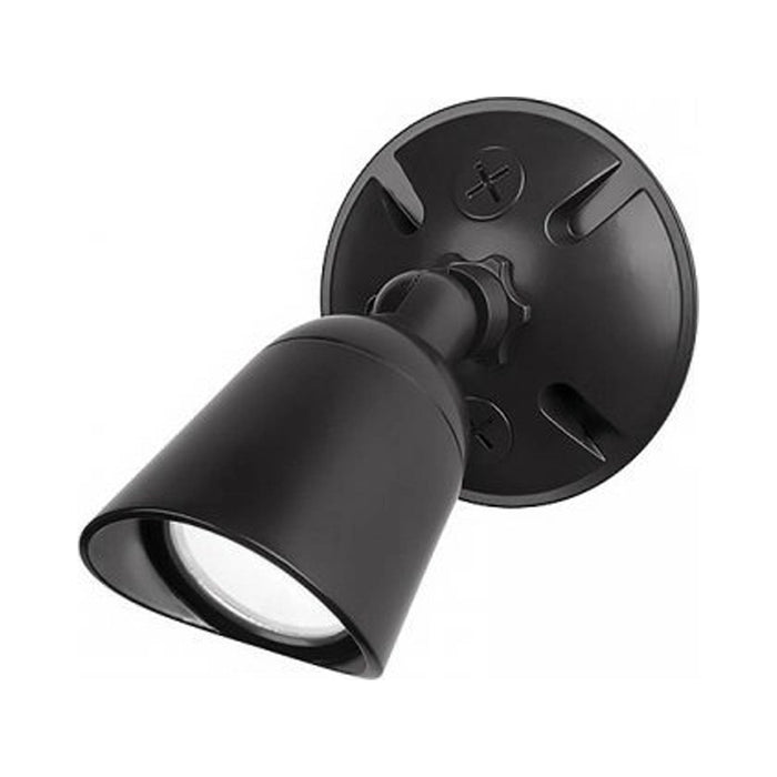 Endurance LED Spot Outdoor Wall Light in Architectural Black.