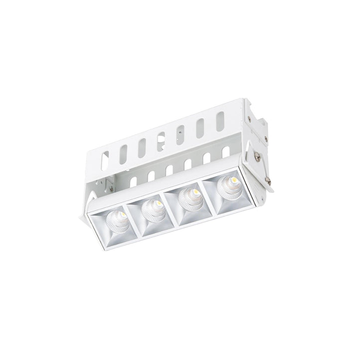 Multi Stealth Adjustable Trimless LED Recessed Light in Haze (3.5W/45-Degree).