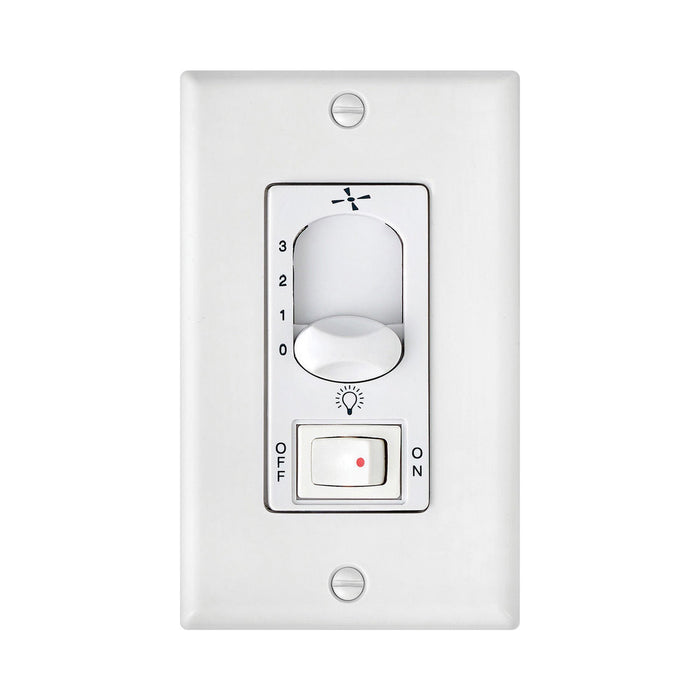 Wall Control in 3-Speed/On/Off Switch/White.