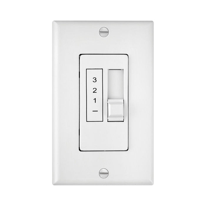 Wall Control in 3-Speed/No Switch/White.