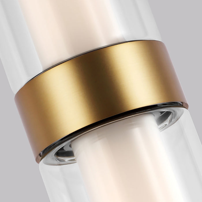 Wit LED Linear Suspension Light Detail.