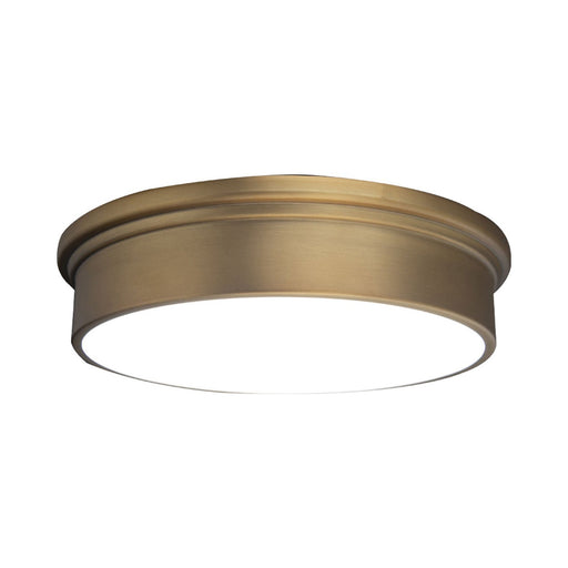 York LED Ceiling/Wall Light in Aged Brass/Small.