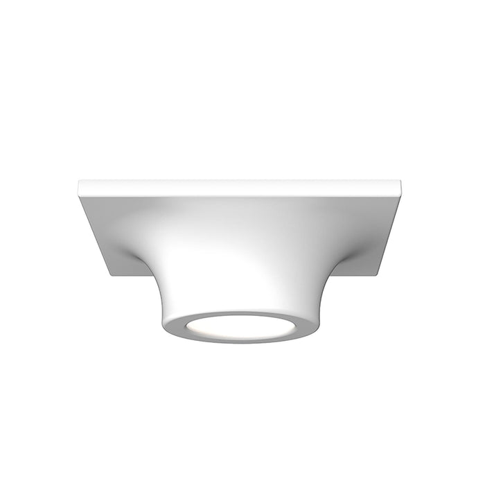Zoom™ LED Flush Mount Ceiling Light in Satin White.