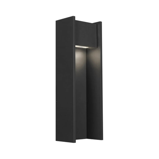 Zur 24 Outdoor LED Wall Light in Black.